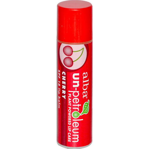 Alba: Un-petroleum Lip Balm Spf 18 Cherry, 0.15 Oz