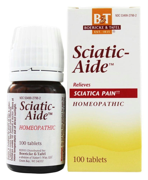 Natures Way: Boericke & Tafel Sciatic Aide, 100 Tablets