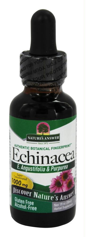 Nature's Answer: Echinacea Alcohol-free 1,000 Mg, 1 Oz