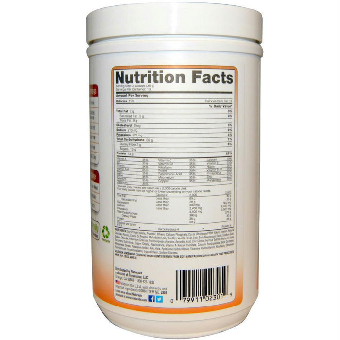 Naturade: Total Soy Meal Replacement Bavarian Chocolate, 17.88 Oz