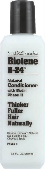 Mill Creek: Biotene H-24 Natural Conditioner With Biotin Phase Ii, 8.5 Oz