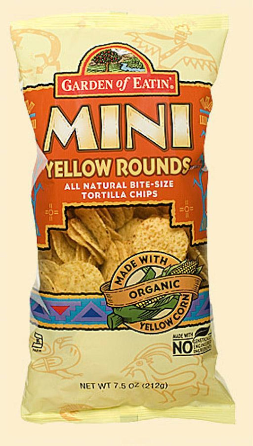 Garden Of Eatin': Mini Yellow Rounds Chips, 7.5 Oz