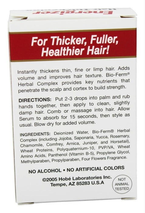 Hobe Labs: Energizer Hair Thickening Serum, 1 Oz