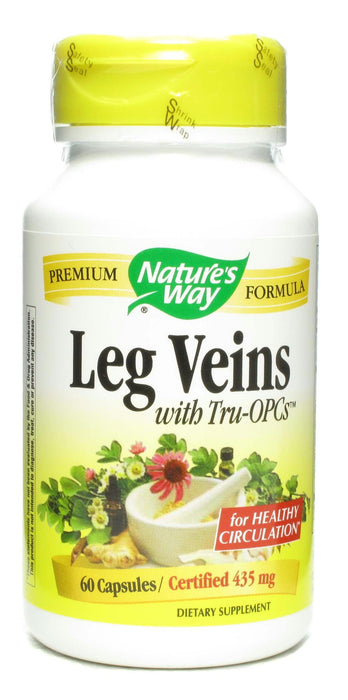 Nature's Way: Leg Veins With Tru-opcs 435 Mg, 60 Capsules