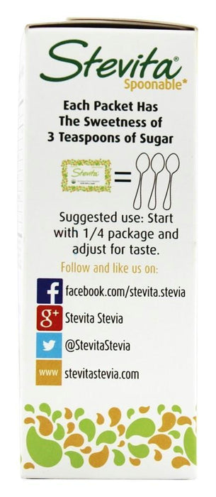 Stevita: Spoonable Stevia 50 Packets, 1.8 Oz