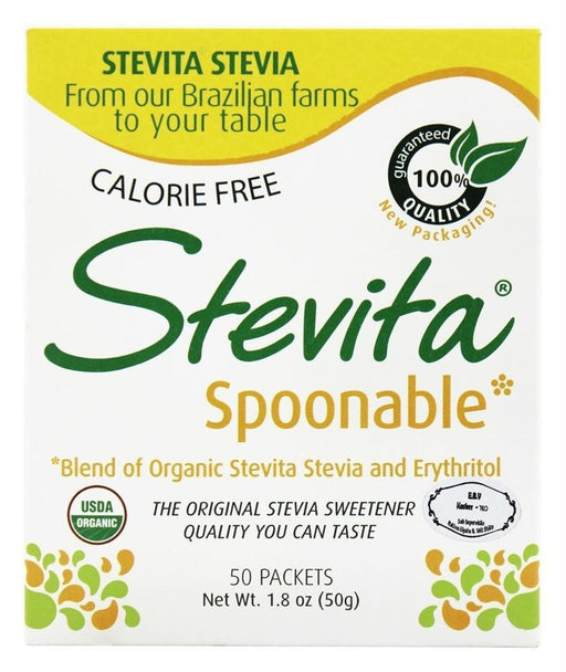 Stevita: Spoonable Stevia 50 Packets, 1.8 Oz