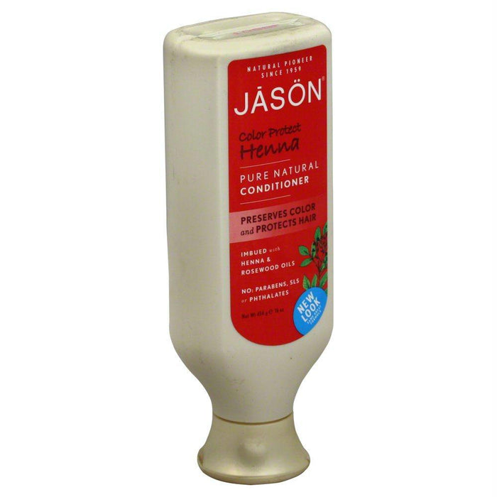 Jason: Pure Natural Conditioner Color Protect Henna, 16 Oz