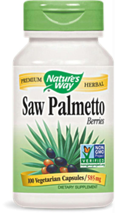 Nature's Way: Saw Palmetto Berries 585 Mg, 100 Capsules