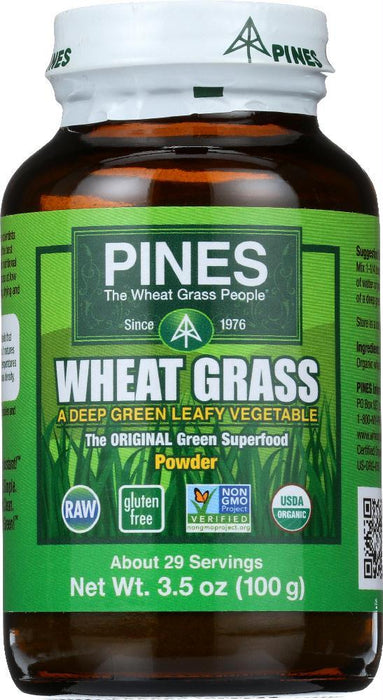 Pines: International Wheat Grass Powder, 3.5 Oz