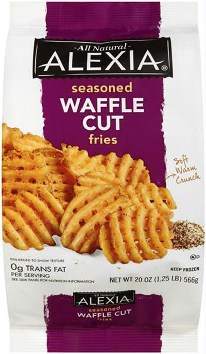 Alexia: Waffle Fries With Seasoned Salt, 20 Oz