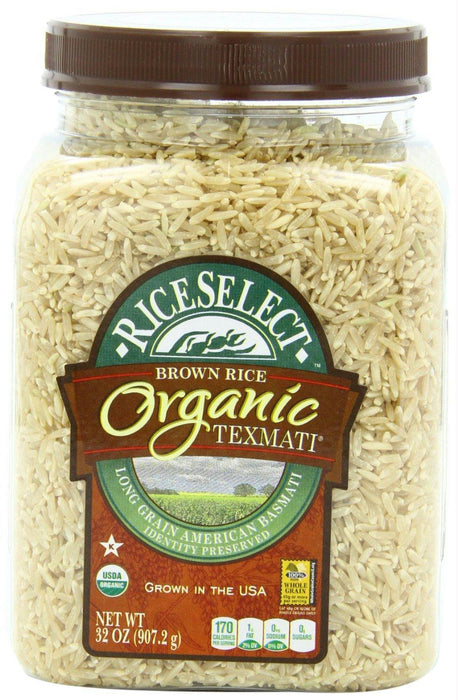 Rice Select: Organic Texmati Brown Rice, 32 Oz