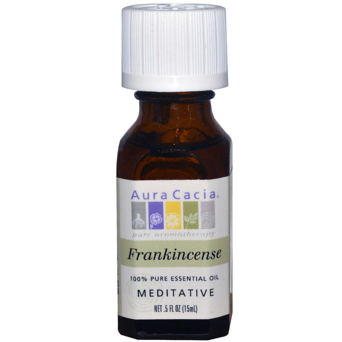 Aura Cacia: 100% Pure Essential Oil Frankincense, 0.5 Oz