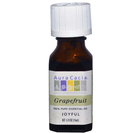 Aura Cacia: 100% Pure Essential Oil Grapefruit, 0.5 Oz