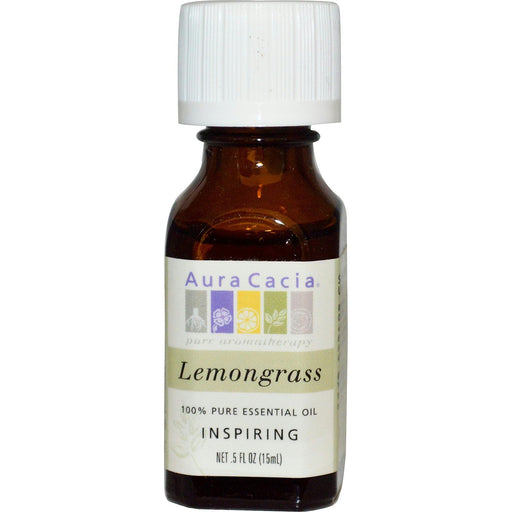 Aura Cacia: 100% Pure Essential Oil Lemongrass, 0.5 Oz