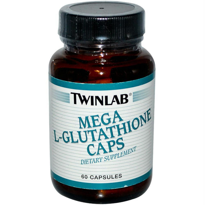 Twinlab: Mega L-glutathione, 60 Capsules