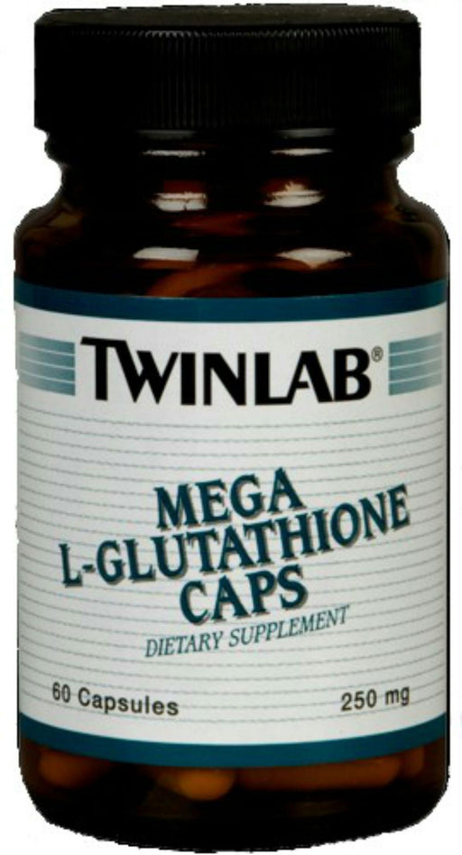 Twinlab: Mega L-glutathione, 60 Capsules