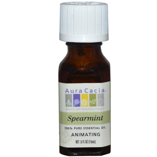 Aura Cacia: 100% Pure Essential Oil Spearmint, 0.5 Oz