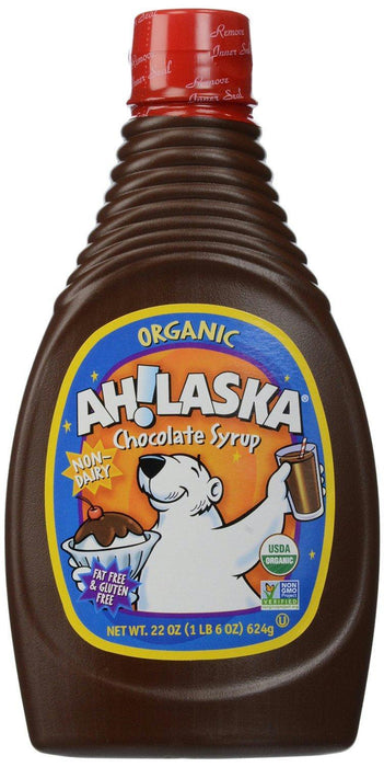 Ah! Laska: Organic Chocolate Syrup, 22 Oz