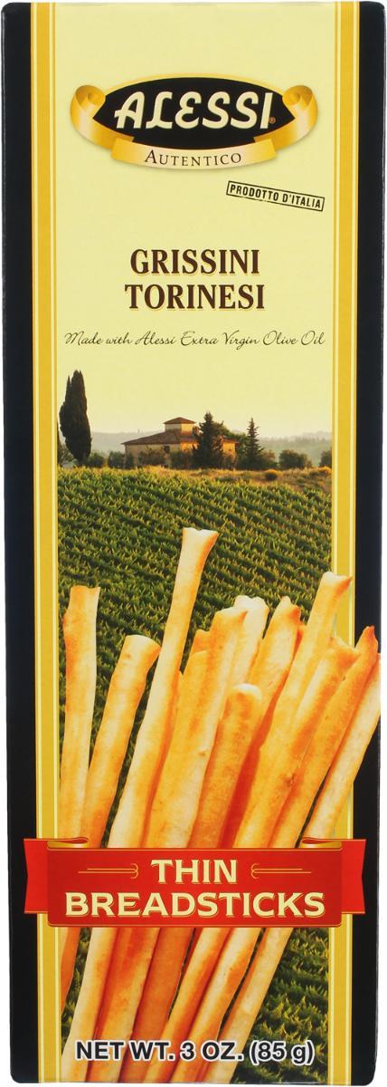 Alessi: Grissini Torinesi Thin Breadsticks, 3 Oz