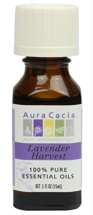 Aura Cacia: 100% Pure Essential Oil Lavender Harvest, 0.5 Oz