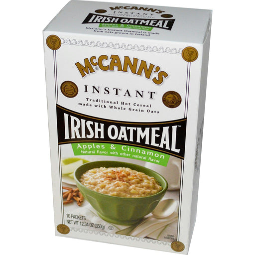 Mccann's: Instant Irish Oatmeal Apples & Cinnamon, 12.3 Oz