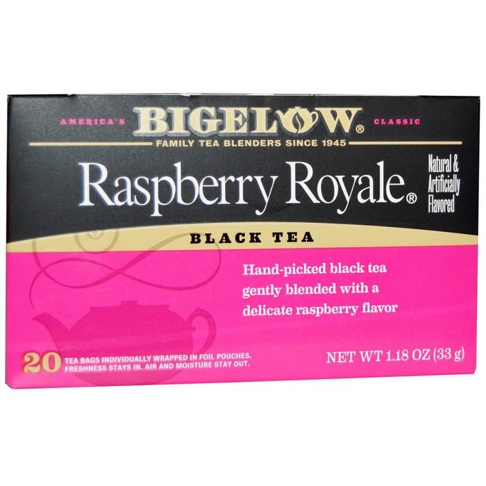 Bigelow: Raspberry Royale Black Tea 20 Tea Bags, 1.18 Oz