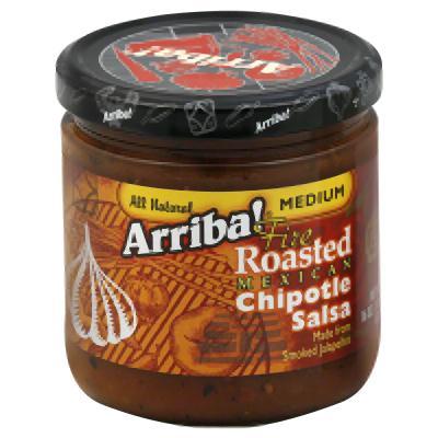 Arriba: Fire Roasted Mexican Chipotle Salsa Medium, 16 Oz