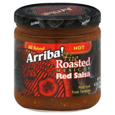 Arriba: Fire Roasted Hot Mexican Red Salsa, 16 Oz