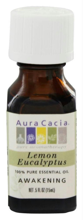 Aura Cacia: Essential Oil Awakening Lemon Eucalyptus, 0.5 Oz