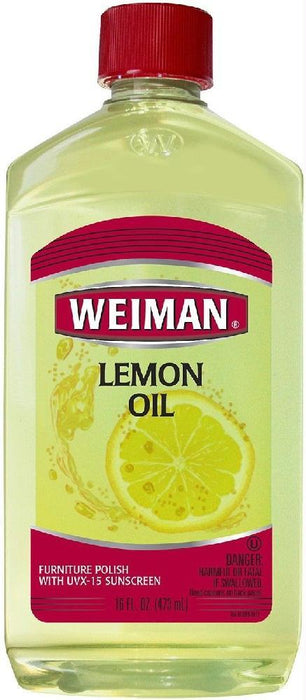 Weiman: Lemon Oil Furniture Polish With Sunscreen, 16 Oz