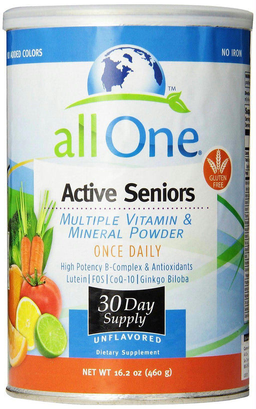 All One: Active Seniors Multiple Vitamin And Mineral Powder, 16.2 Oz