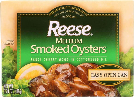 Reese: Smoked Oyster Medium, 3.7 Oz