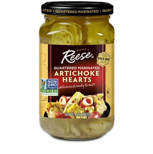 Reese: Quartered Marinated Artichoke Hearts, 12 Oz