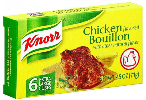 Knorr: Chicken Flavored Bouillon 6 Extra Large Cubes, 2.5 Oz