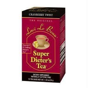 Laci Le Beau: Super Dieter's Tea Cranberry Twist 15 Tea Bags, 1.32 Oz