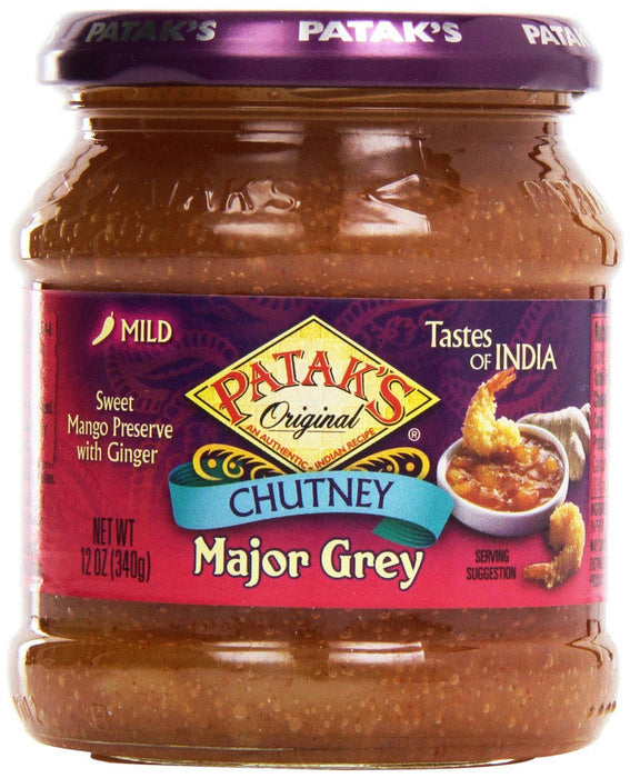 Patak's:  Major Grey Chutney Mango Preserve With Ginger, 12 Oz