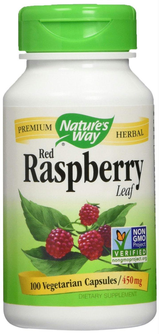 Nature's Way: Red Raspberry Leaf 450 Mg, 100 Capsules