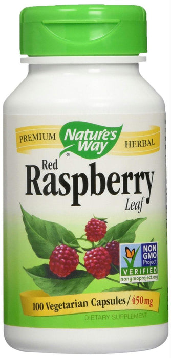 Nature's Way: Red Raspberry Leaf 450 Mg, 100 Capsules