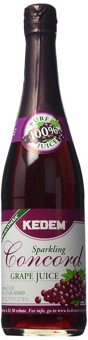 Kedem: Sparkling Concord Grape Juice, 25.4 Oz