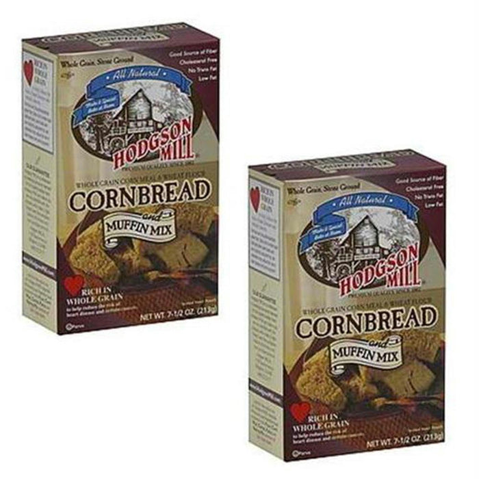 Hodgson Mill: Whole Grain Cornbread And Muffin Mix, 7.5 Oz