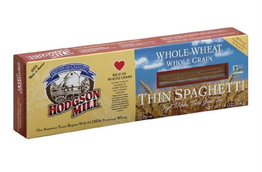 Hodgson Mill: Whole Wheat Whole Grain Thin Spaghetti, 16 Oz