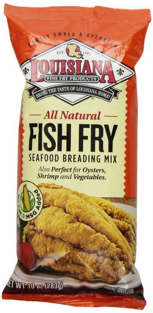 Louisiana Fish Fry: All Natural No Salt Fish Fry, 10 Oz