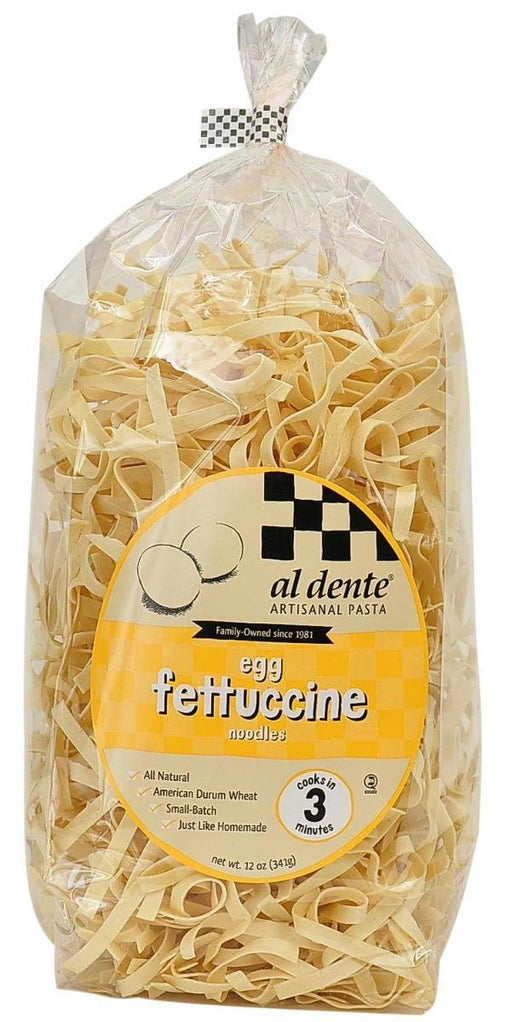 Al Dente: Egg Fettucine Noodles, 12 Oz