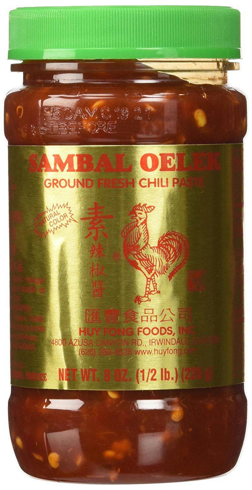 Huy Fong: Sambal Oelek Ground Fresh Chili Paste, 8 Oz