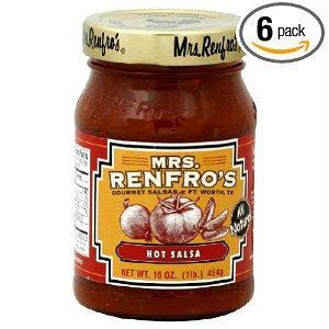 Mrs Renfro: Gourmet Hot Salsa, 16 Oz