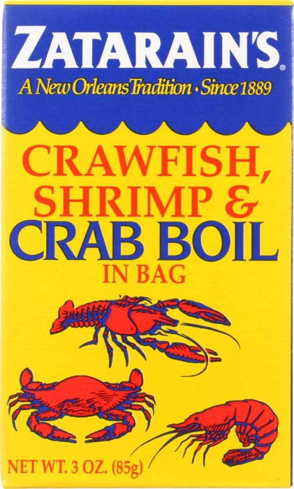 Zatarains: Crawfish Shrimp Crab Boil In Bag, 3 Oz