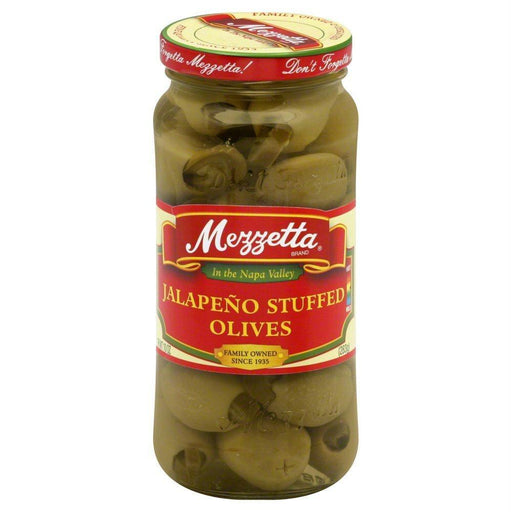 Mezzetta: Jalapeno Stuffed Olives, 10 Oz