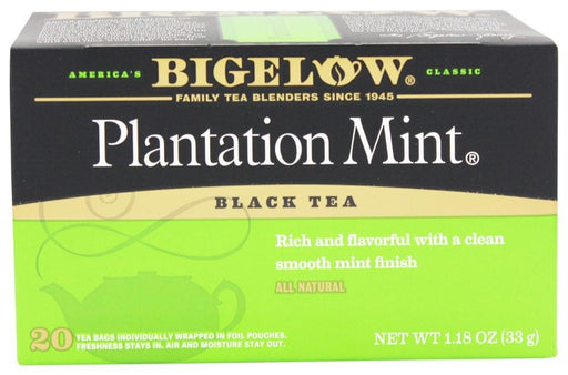 Bigelow: Tea Black Tea Plantation Mint, 20 Tea Bags