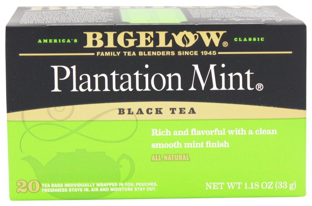 Bigelow: Tea Black Tea Plantation Mint, 20 Tea Bags