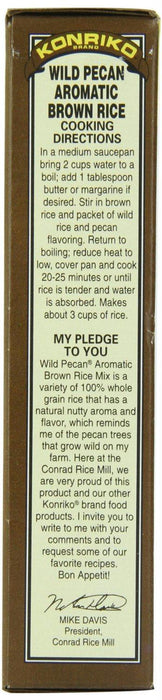 Konriko Brown Rice Wild Pecan, 7 Oz